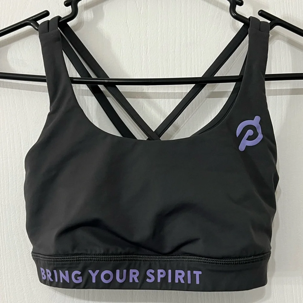Lululemon Peloton Bra Bring Your Spirit Energy Sports Bra Size 4